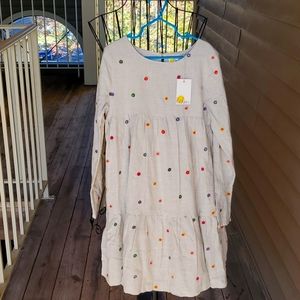 Nwt Mini Boden Girls Floral Dress.